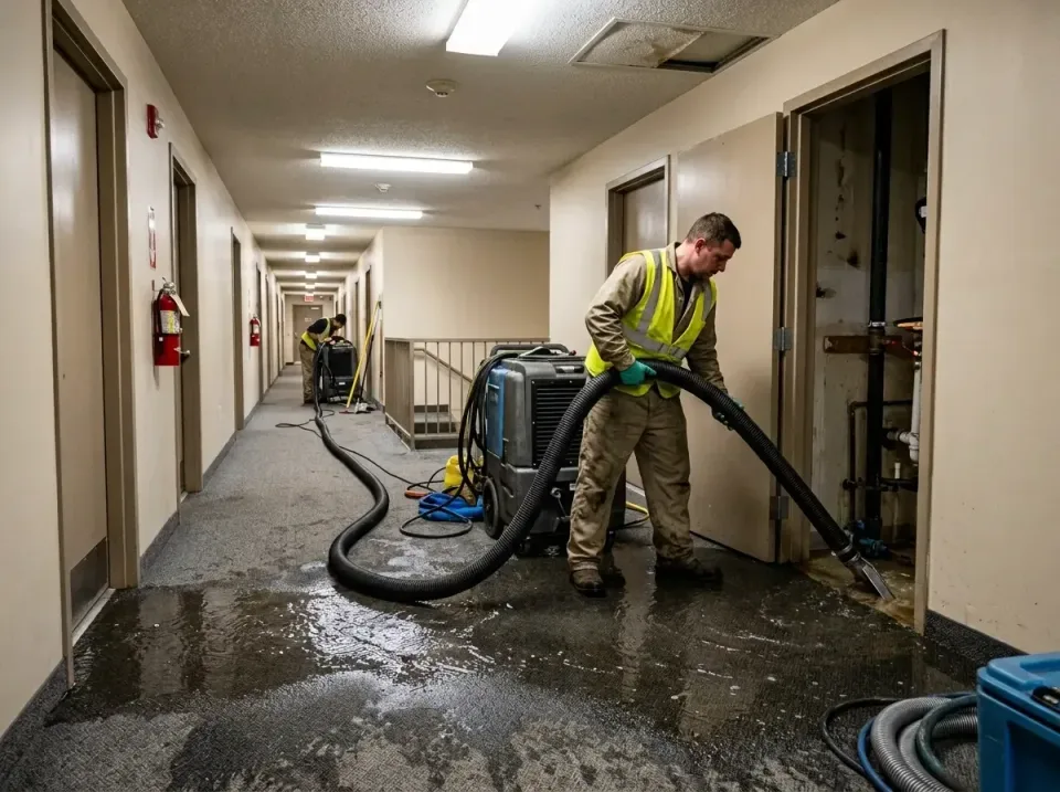 multi-unit-apartment-hallway-f-005 — frequently asked questions, Emergency Burst Pipe Water Extraction & Removal in Bayonet…